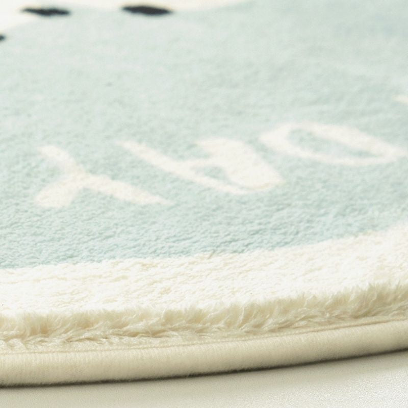 Round Area Rug Be Happy