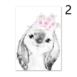 Personalized Cute Canvas Print Wall Poster For Kids Room