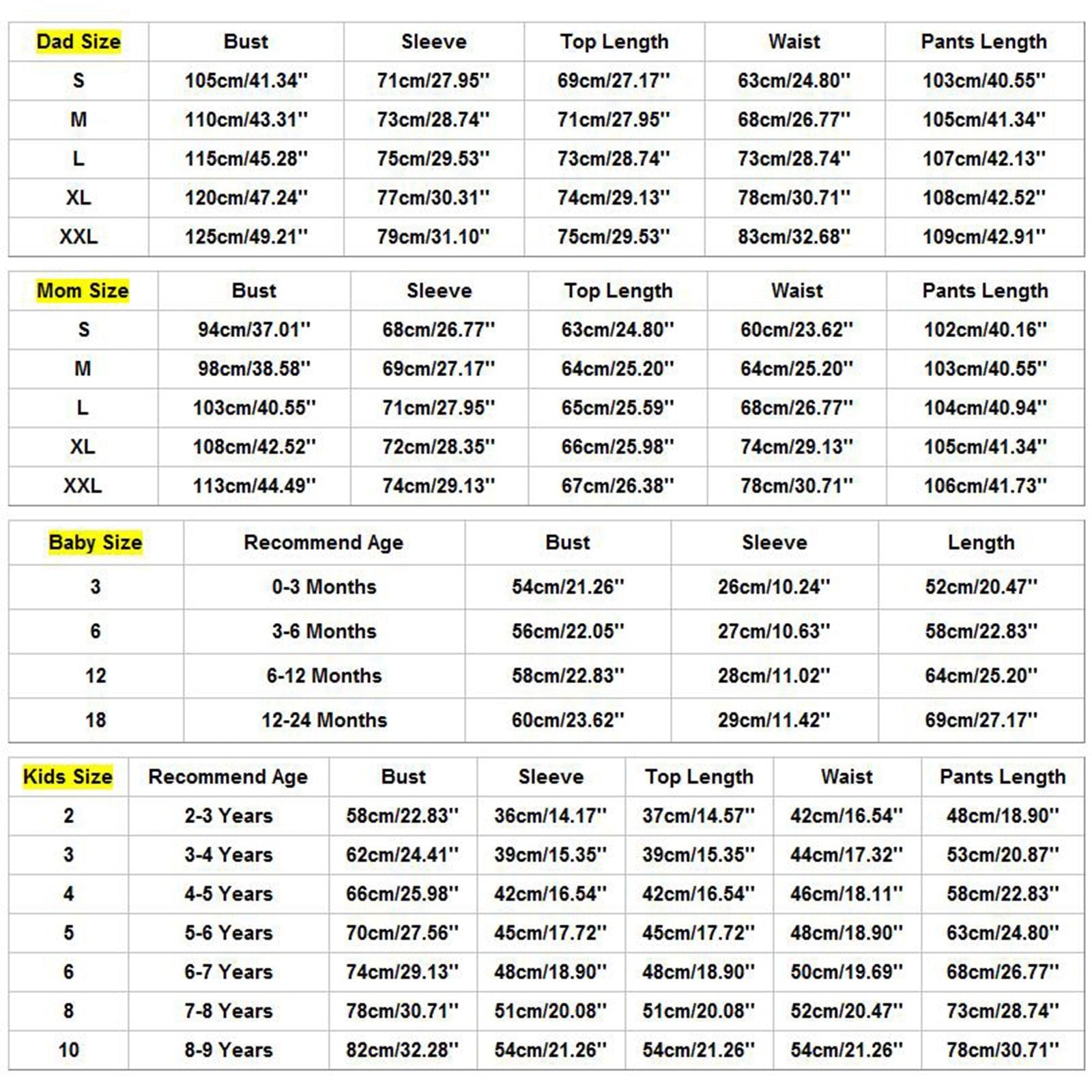 Matching Christmas Pajamas Family Set - Cute Reindeer