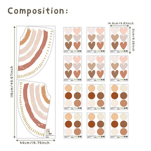 Cartoon Rainbows Wall Decals