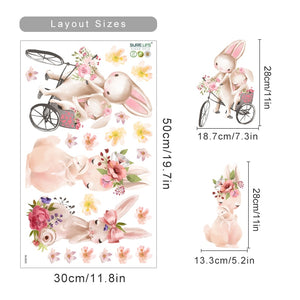 Nursery Wall Decals Cute Bunny