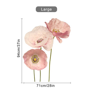Wall Decals Pink Anemone Flowers