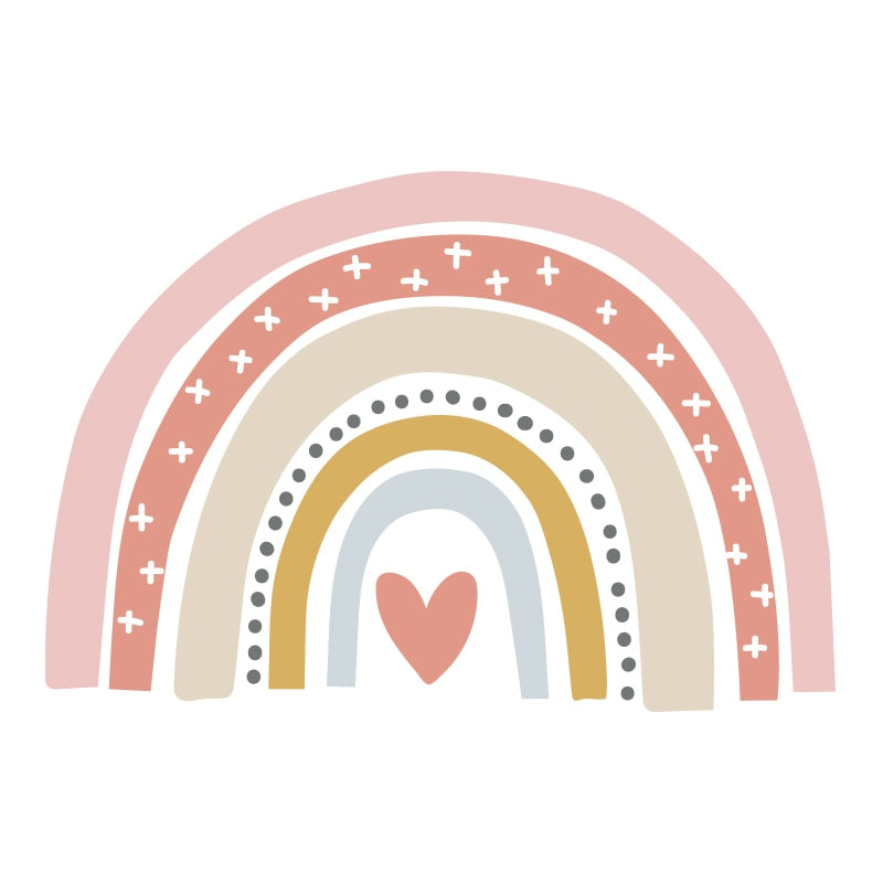 Bohemian Wall Decal Rainbow