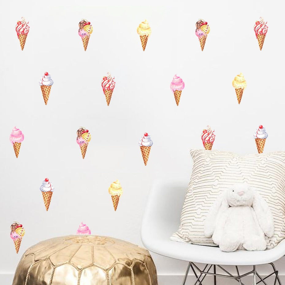 Pattern Wall Decals Ice Creams