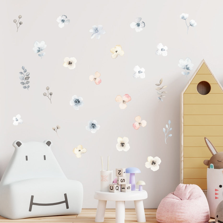 Floral Wall Decals Spring Flowers