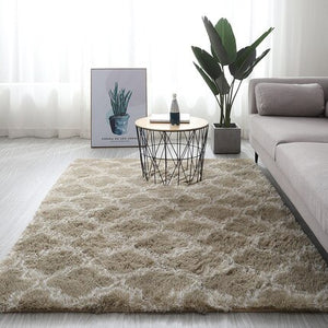 Pattern Fluffy Thick Area Rug