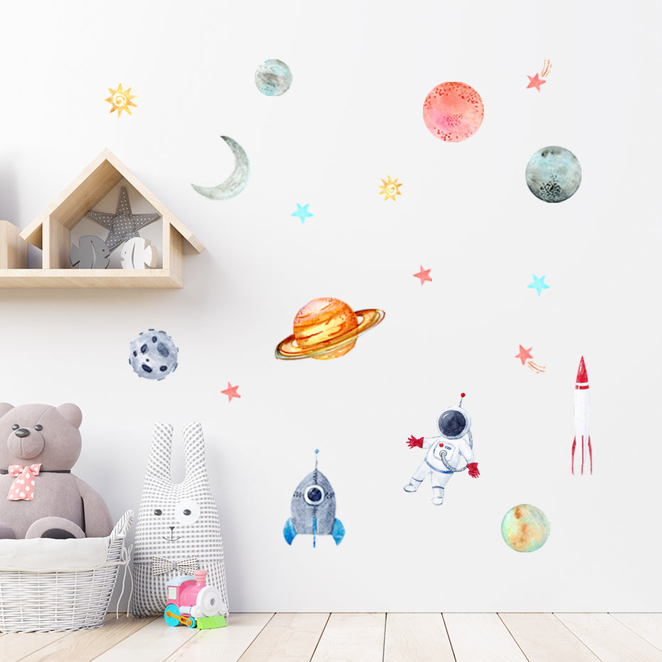 Universe Planets Wall Decals