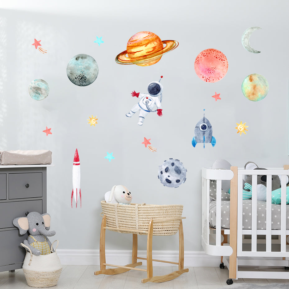 Universe Planets Wall Decals