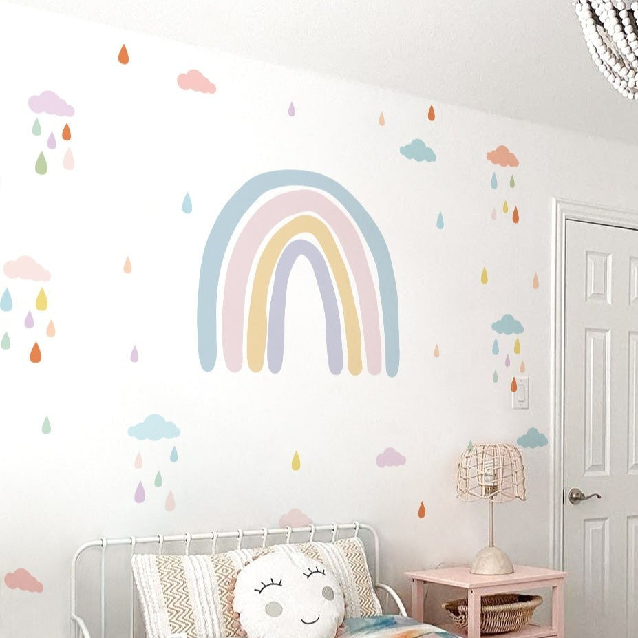 Wall Decals Colorful Rainbows