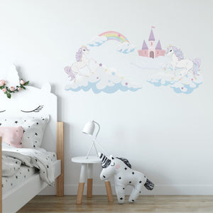 Unicorns And Rainbows Wall Decals