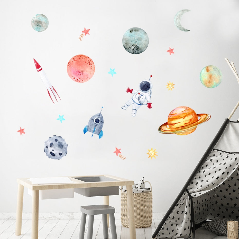 Universe Planets Wall Decals