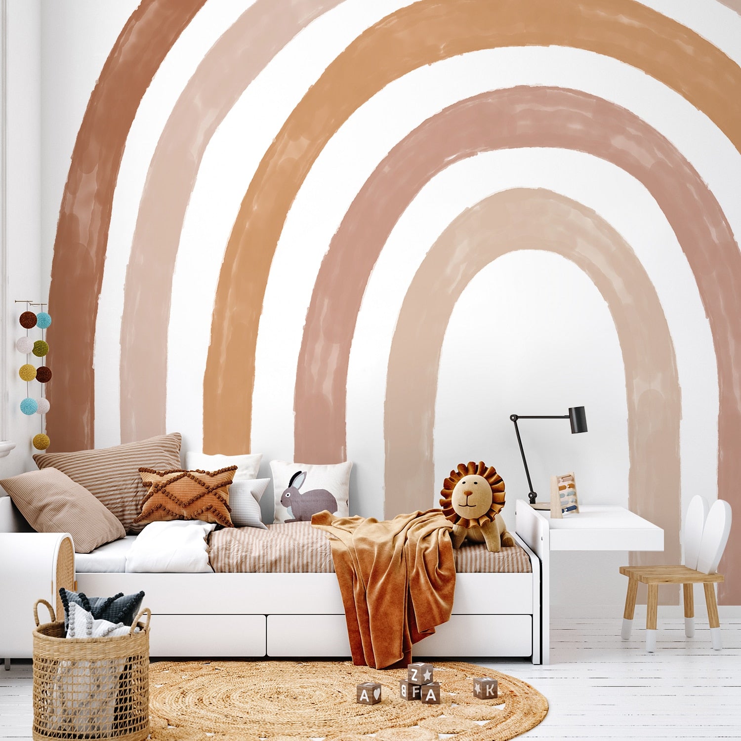 Boho Large Rainbow Wall Decal