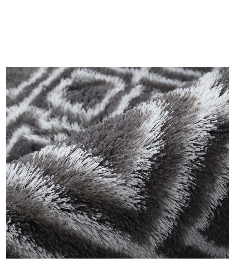 Pattern Fluffy Thick Area Rug