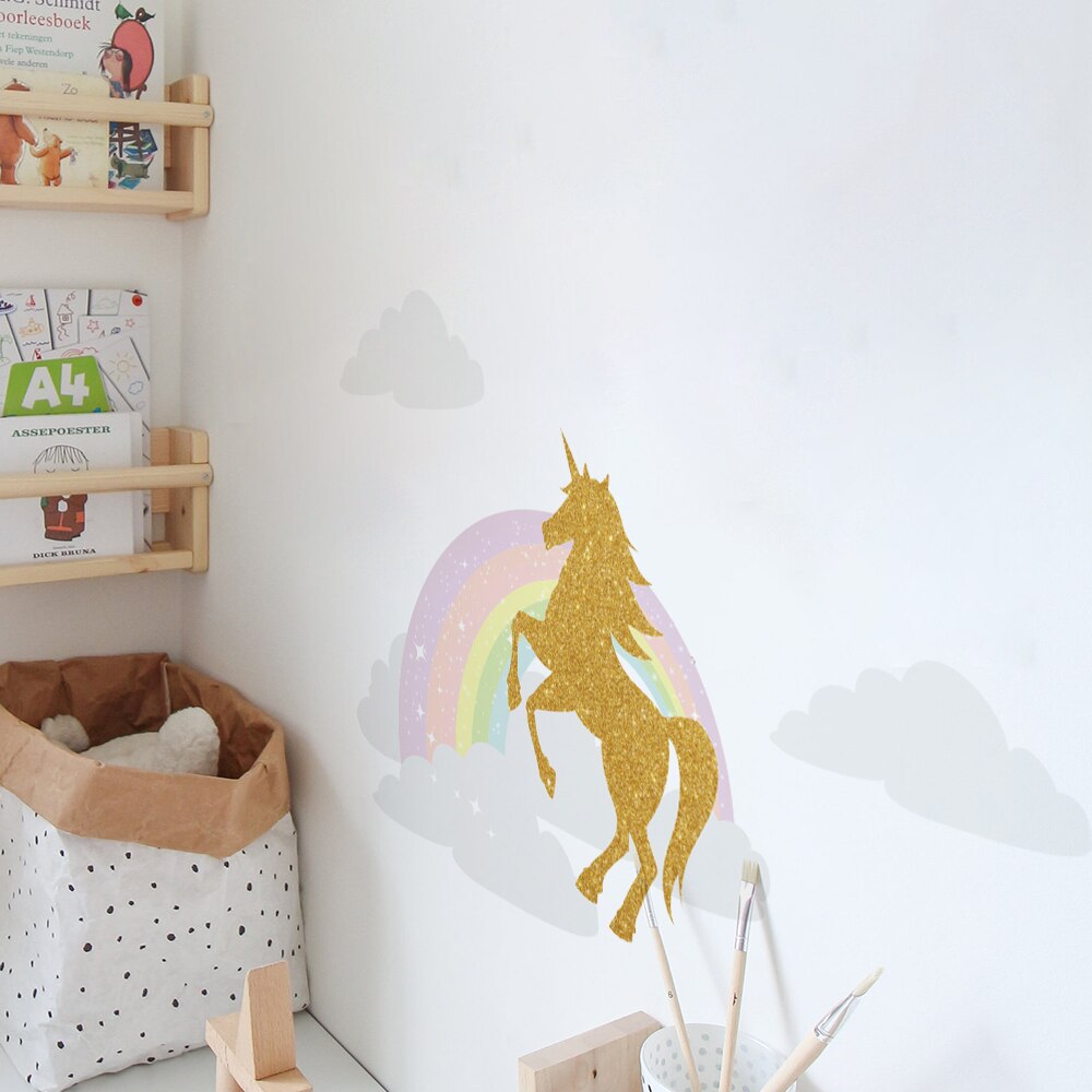 Unicorns And Rainbows Wall Decals