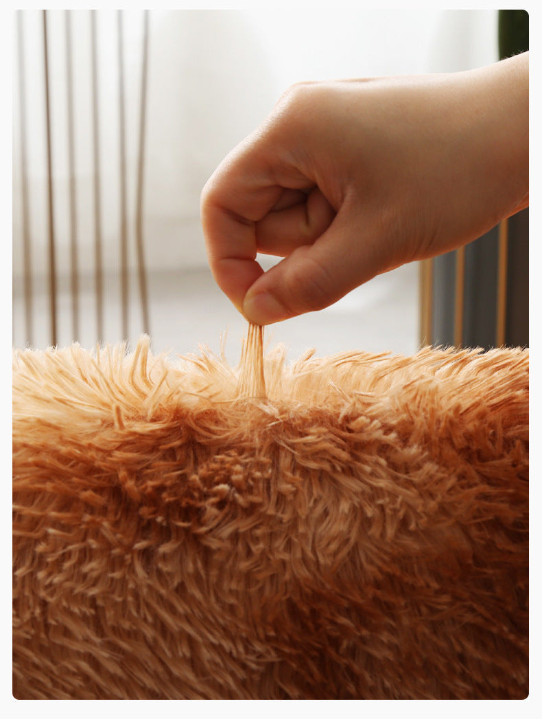 Fluffy Thick Area Round Rug