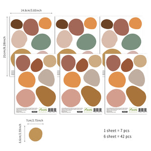 Pattern Wall Decals Polka Dot Styles