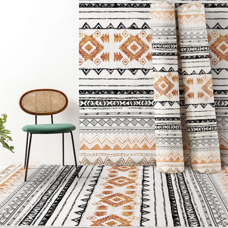 Bohemian Pattern Rectangle Area Rug