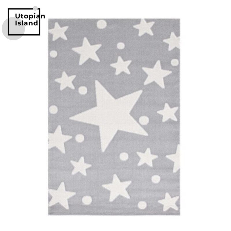 Square Area Rug Stars