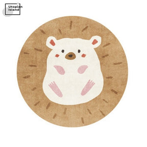 Area Round Rug Little Hedgehog