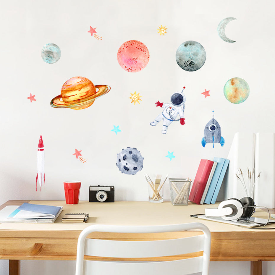 Universe Planets Wall Decals