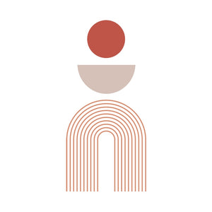 Bohemian Wall Decals Rainbow Geometric Vinyl