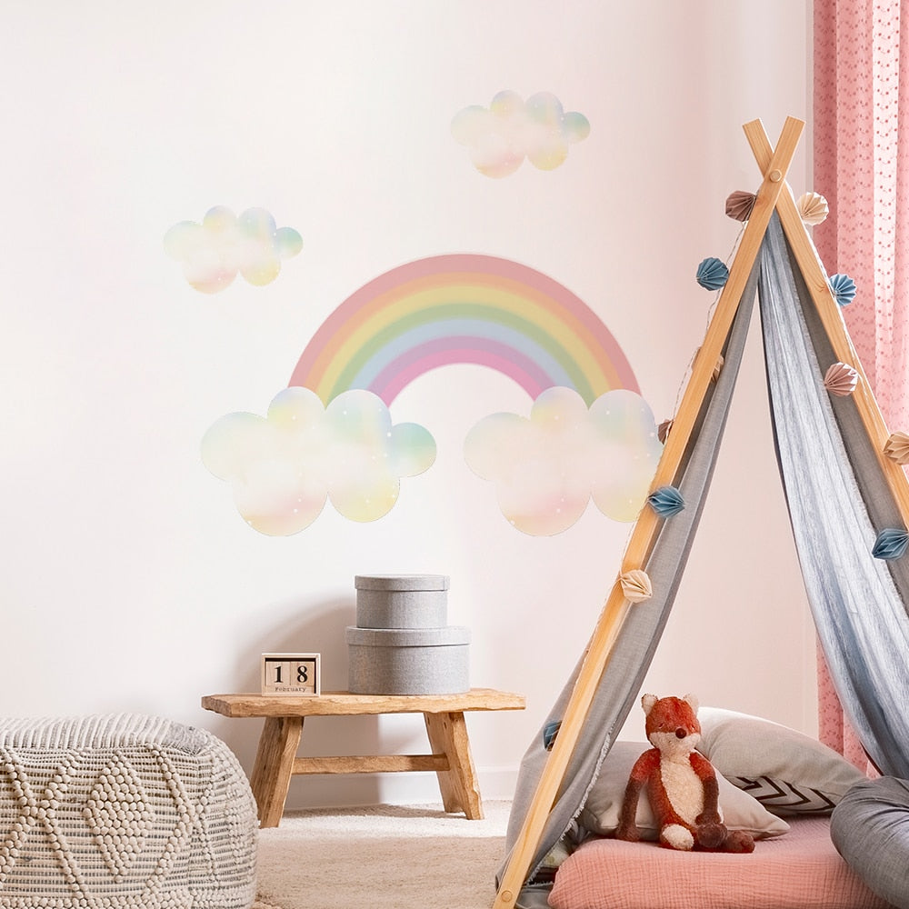 Cartoon Rainbows Wall Decals