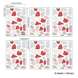 Wall Decals Terrazzo Abstract Pattern