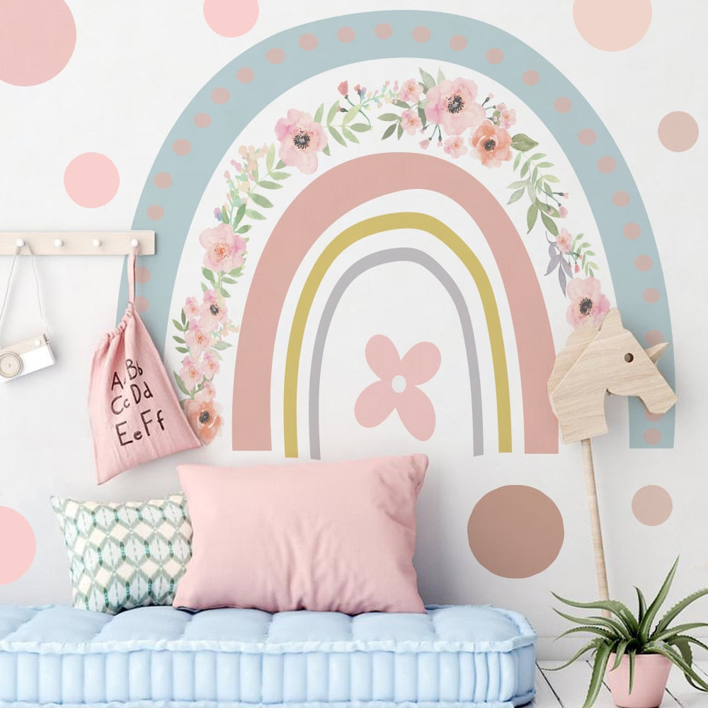 Cartoon Rainbows Wall Decals