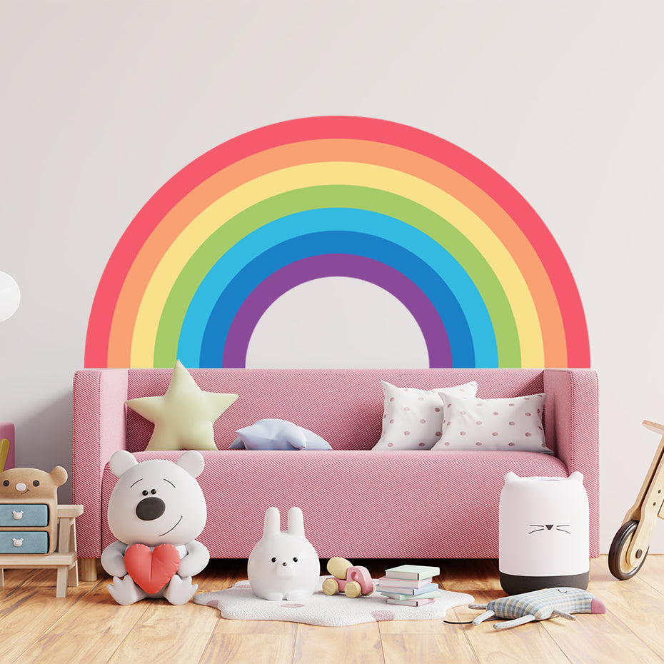 Cartoon Colorful Rainbow Wall Decal