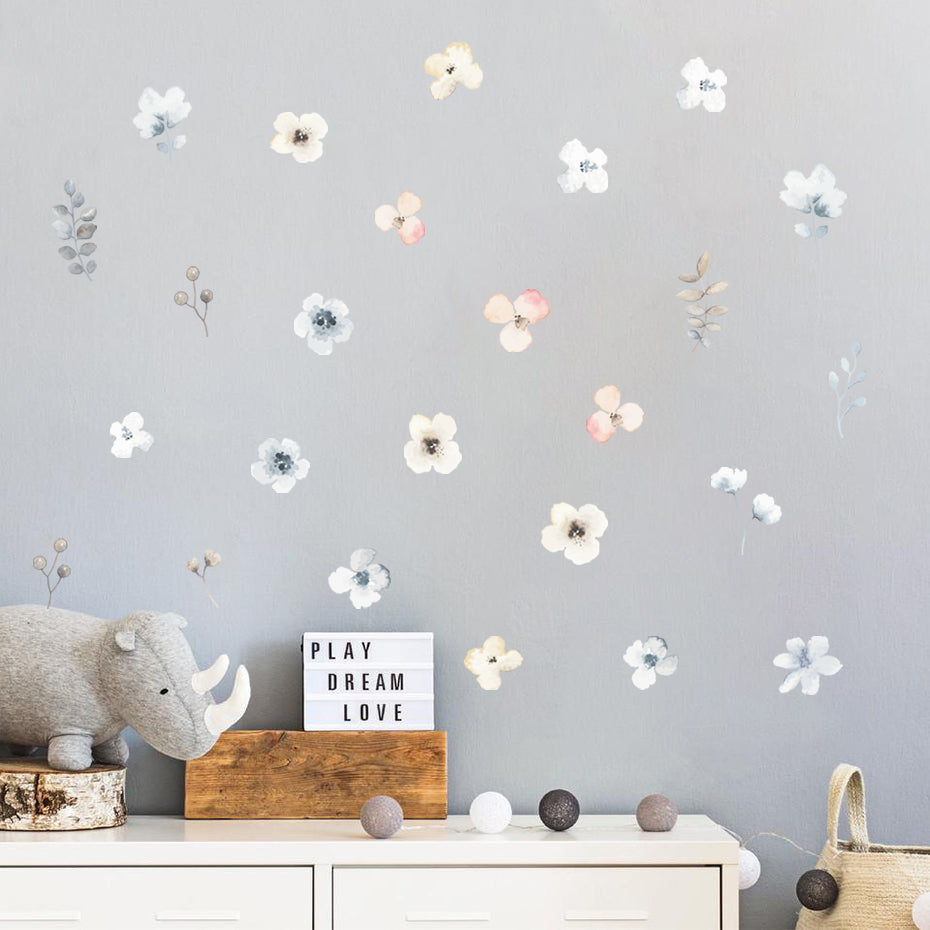 Floral Wall Decals Spring Flowers