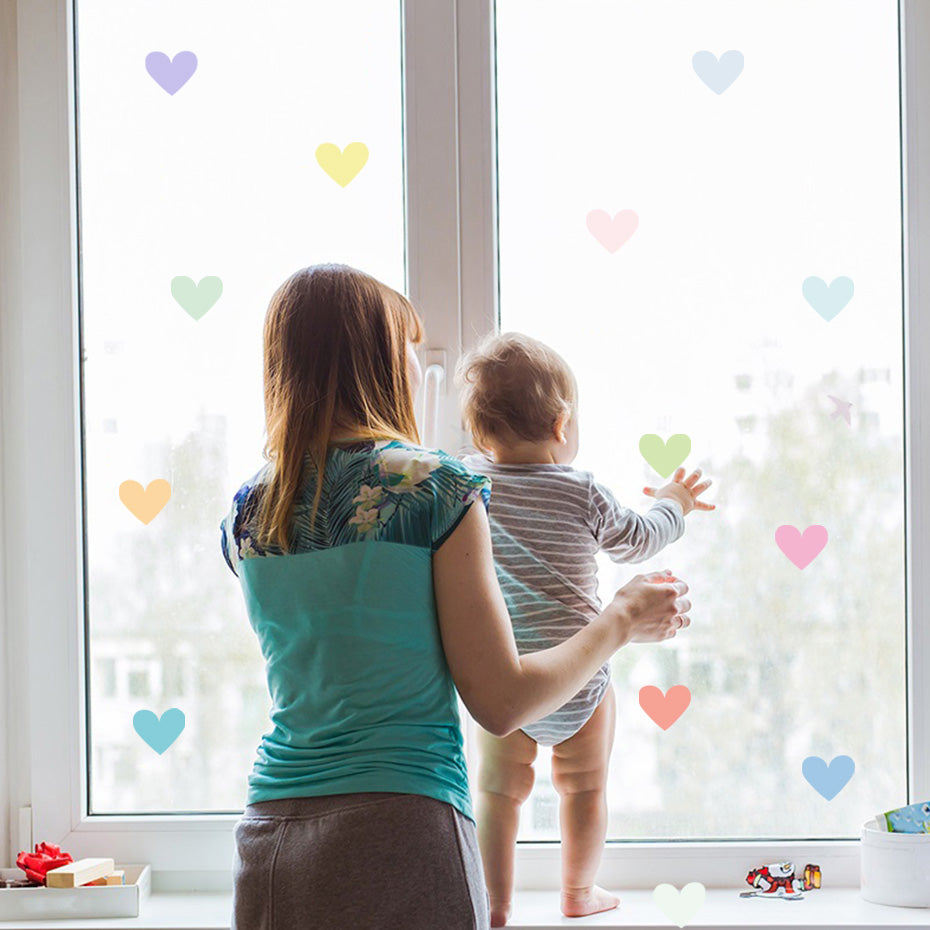 Nursery Heart-shaped Wall Decals
