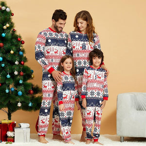 Matching Christmas Pajamas Family Set - Reindeer