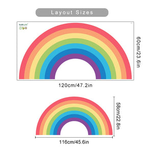 Cartoon Colorful Rainbow Wall Decal