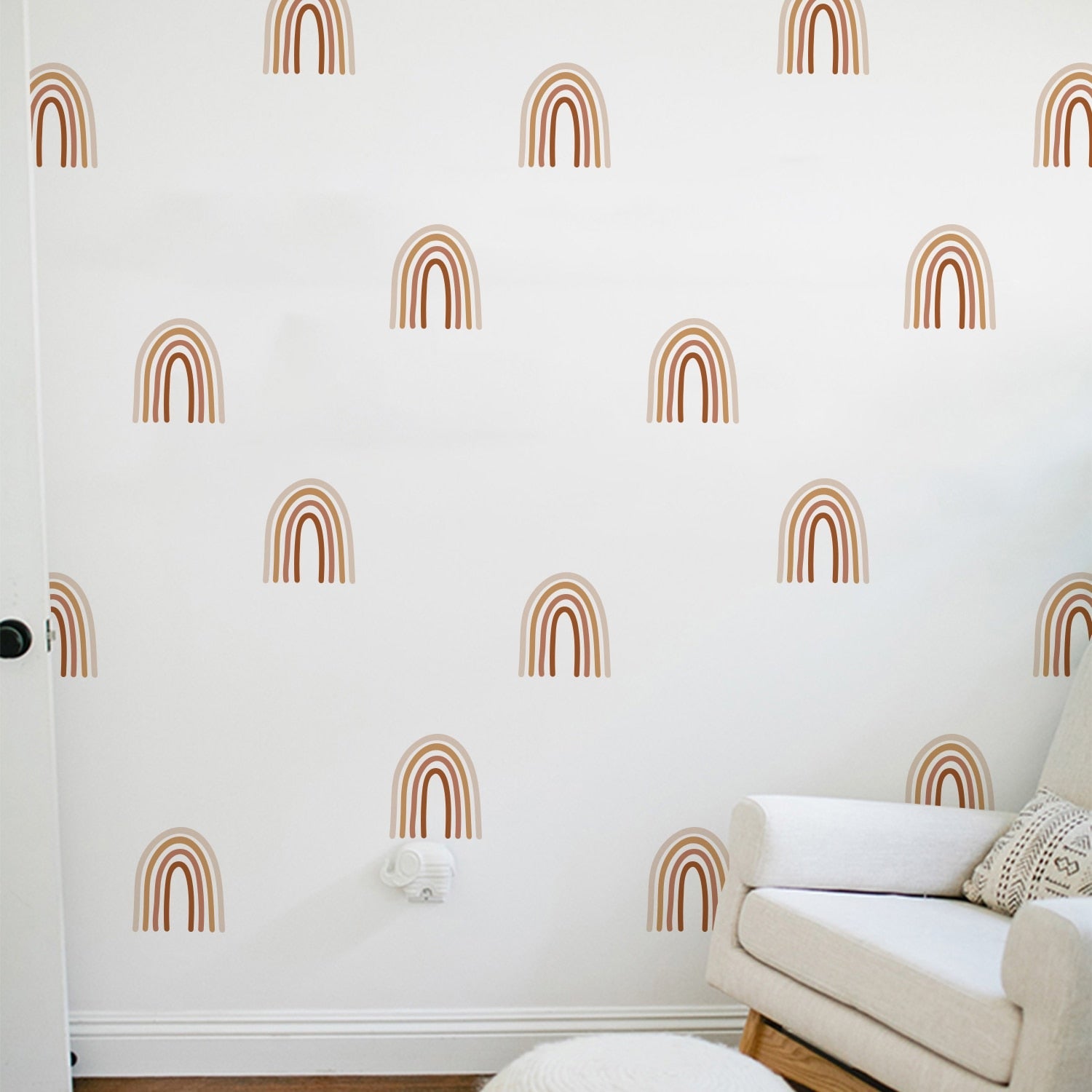 Small Colorful Rainbows Wall Decals