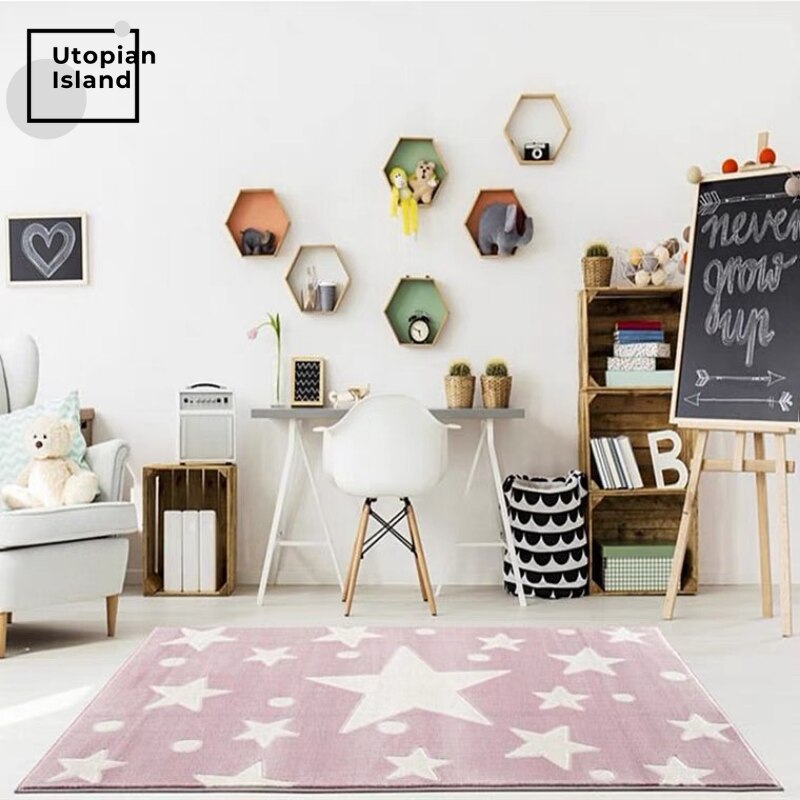 Square Area Rug Stars