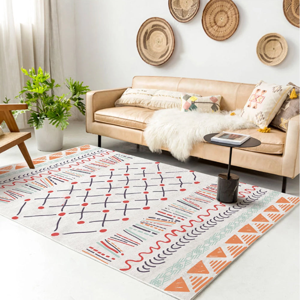 Bohemian Pattern Rectangle Area Rug