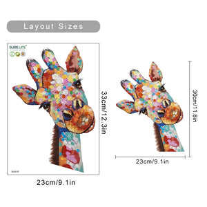 Cool Giraffe Family Wall Decals