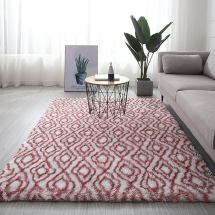 Pattern Fluffy Thick Area Rug