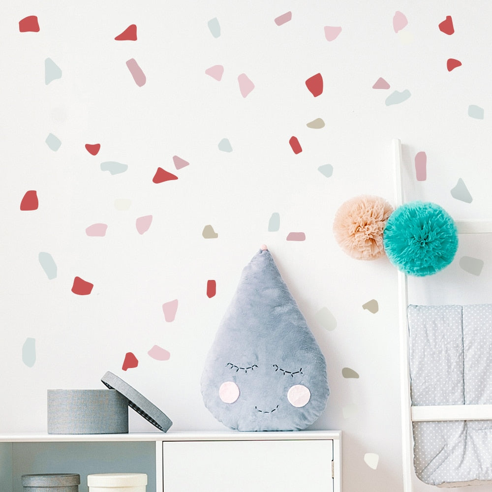 Wall Decals Terrazzo Abstract Pattern