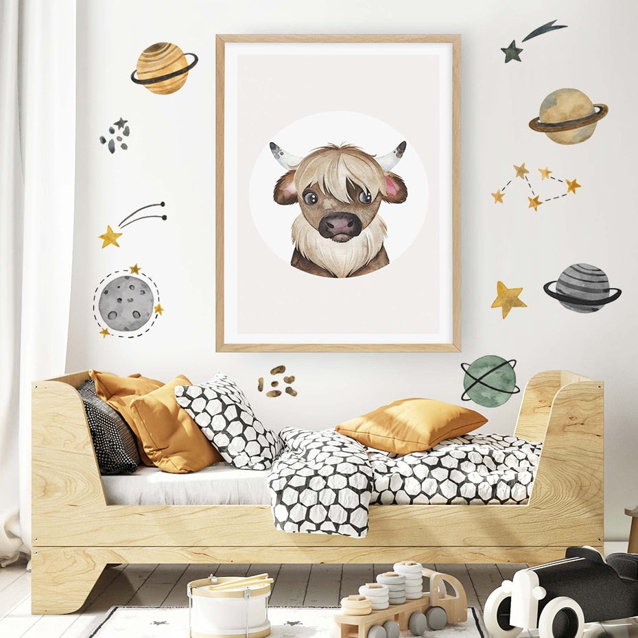 Space Universe Stars Wall Decals