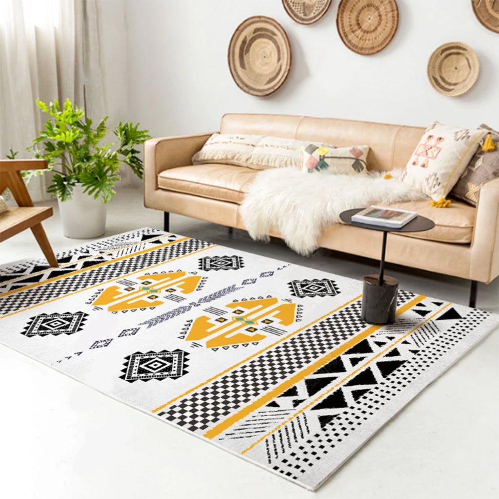 Bohemian Pattern Rectangle Area Rug
