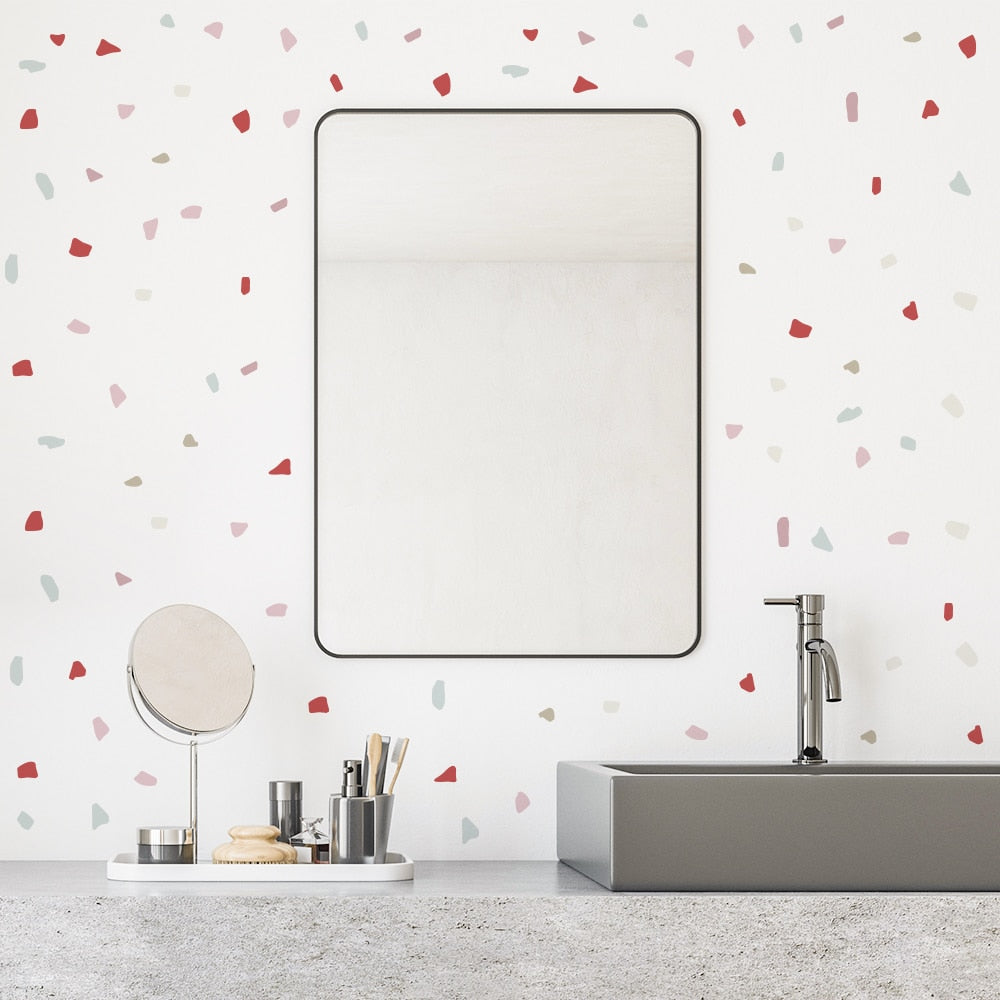 Wall Decals Terrazzo Abstract Pattern