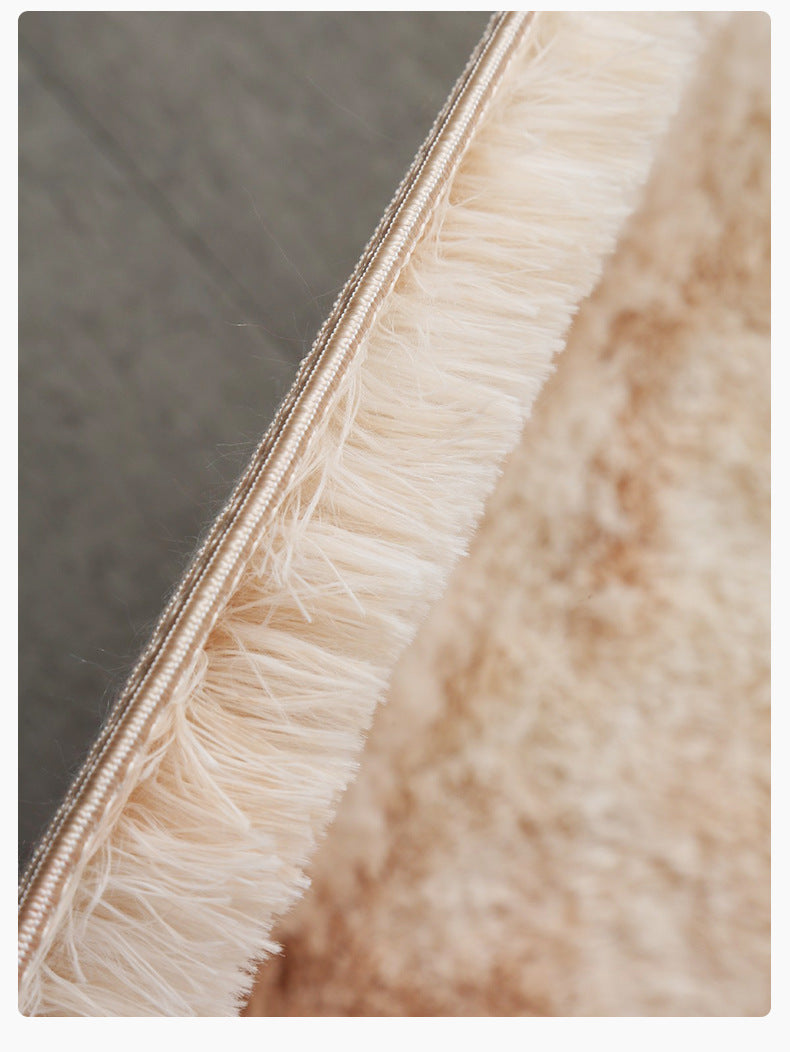 Fluffy Thick Area Round Rug