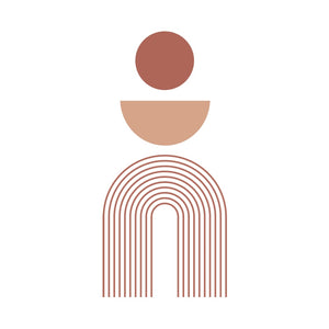 Bohemian Wall Decals Rainbow Geometric Vinyl