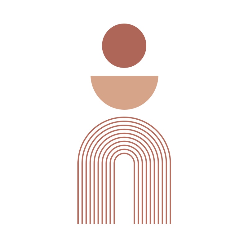 Bohemian Wall Decals Rainbow Geometric Vinyl