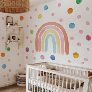 Wall Decals Colorful Rainbows