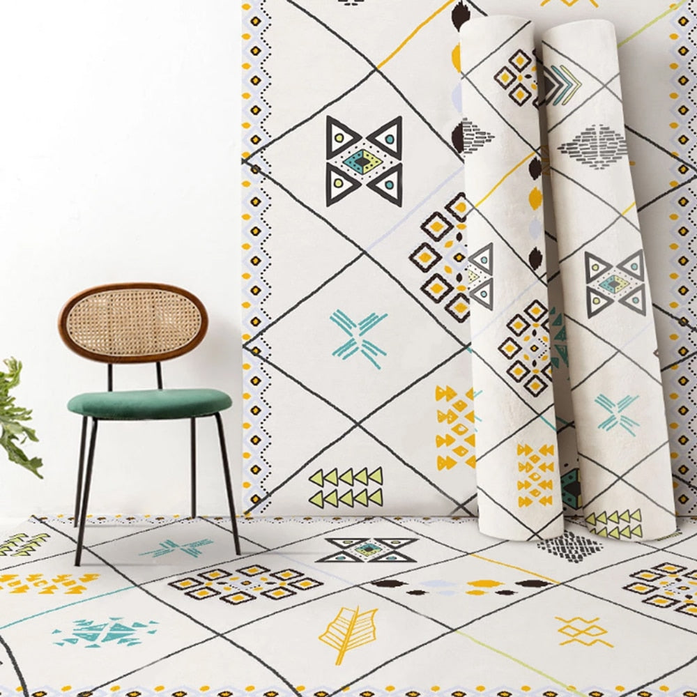 Bohemian Pattern Rectangle Area Rug