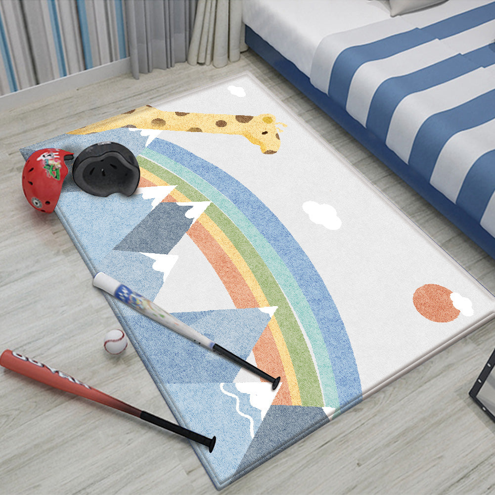 Nursery Cartoon Style Area Rug