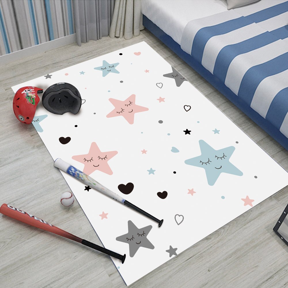 Nursery Cartoon Style Area Rug