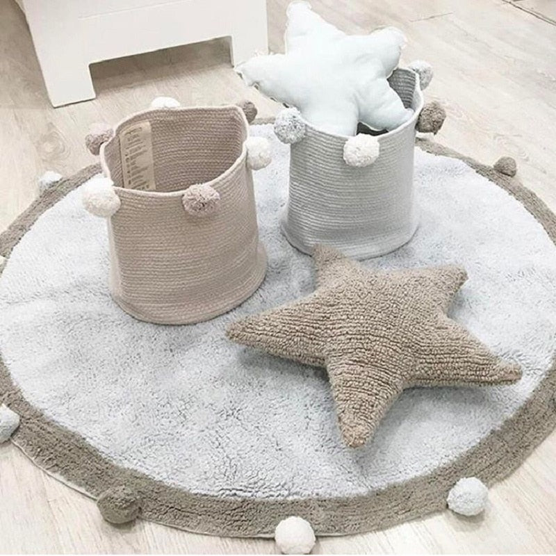 Nordic Cute Soft Round Rug